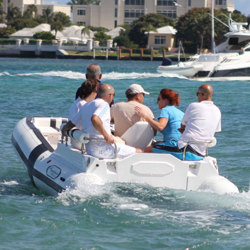 Innenborder-Schlauchboot - DJ 16 - Aquascan Inc - Diesel / halbstarr / mit Mittelkonsole