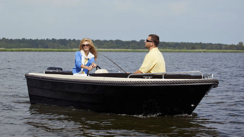 Außenborder-Runabout - Admiral 420 - Admiral Boats S.A. - elektrisch / mit Doppelkonsole / max. 6 Personen