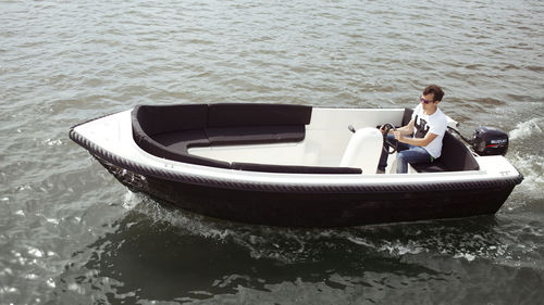 Außenborder-Runabout - Admiral 470 XL - Admiral Boats S.A. - elektrisch / mit Doppelkonsole / max. 6 Personen