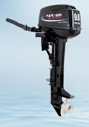 Außenbordmotor - T9.8BM - SUZHOU PARSUN POWER MACHINE CO, LTD. - Benzin / für Freizeitschifffahrt / 2-Takt