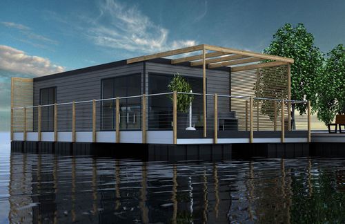 Schwimmendes Haus - AquaLivio - Aquashell