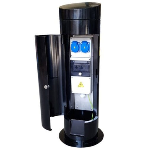 Säule mit integrierter Beleuchtung - IRIDE  - New VMR SRL - Stromversorgung / Wasserversorgung / für Steg