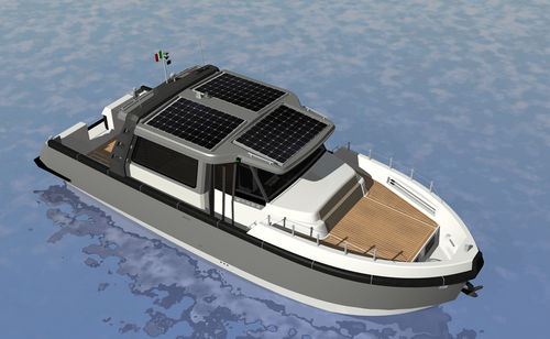 Express-Cruiser / Elektro-Solar - EC 30 CABIN - ETHOS - hybrid / max. 12 Personen / Lobster