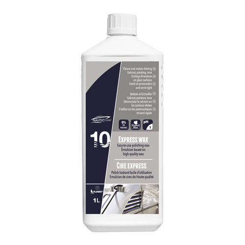 Schützendes Wachs - 10 EXPRESS - NAUTIC-CLEAN - Auffrischer / für Boot / Gelcoat