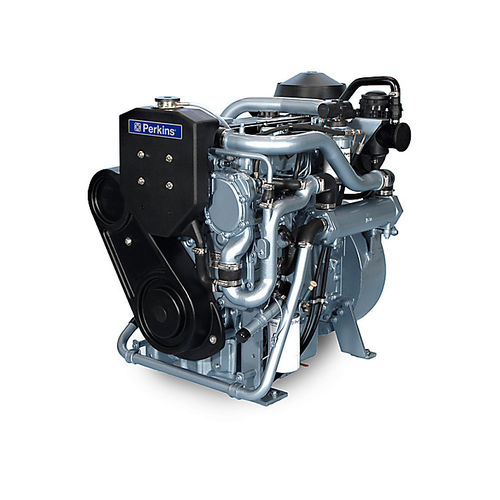Innenbordmotor - 4.4TGM - Perkins Marine Power - zur Unterstützung / Diesel / für Berufsschiffe