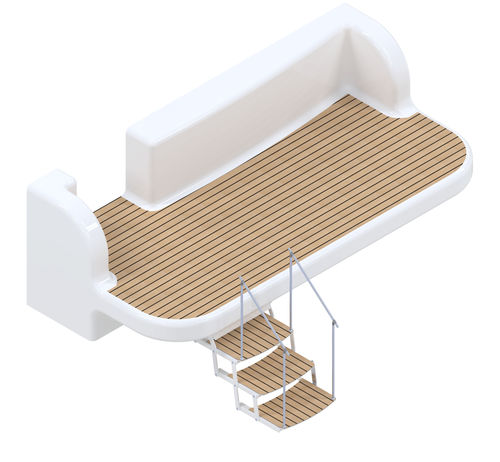 Leiter zum Baden - P-Stair 600 - PRESTOMARINE - für Boot / für Yacht / versenkbar