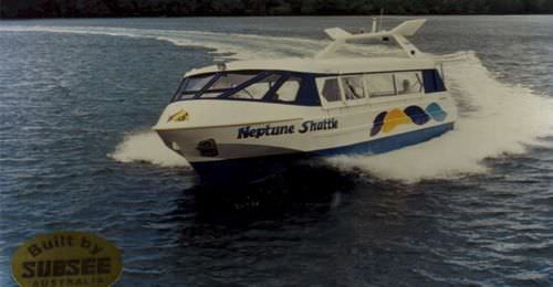 Ausflugsboot Berufsschiff - TRANSIT SHUTTLE - English Engineering - Innenborder