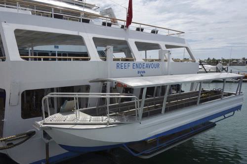 Glasbodenboot Berufsschiff - English Engineering - Innenborder