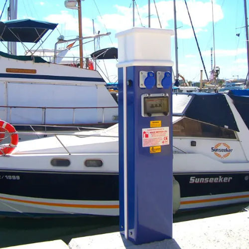 Wasserversorgungssäule - Classic - Lindley Marinas - Stromversorgung / Licht / für Steg
