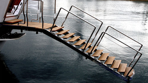 Landesteg für Superyacht - APOLLON 6R SPECIAL BL - NV | SuperYacht Accessories - Teleskop / faltbar / versenkbar