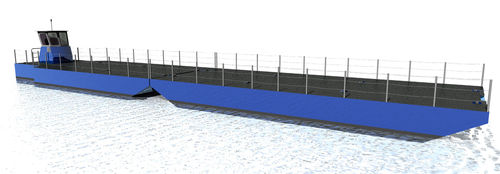 Arbeitsfrachtkahn-Berufsschiff - CB 1200 P - ContainerTug B.V. - Innenborder