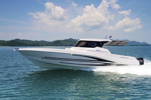 Außenborder-Konsolenboot - Silver Craft 36HT - SMART OWN - zweimotorig / Hardtop / Sportfischer