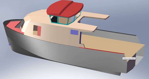 Forschungsboot Berufsschiff - MARTINEZ CONSTRUCTIONS NAVALES - Außenborder / Polyester