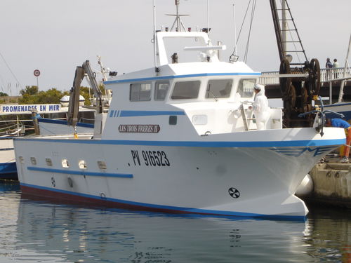 Mehrzweck-Boot für Fischerei Berufsschiff - LES TROIS FRÈRES II - MARTINEZ CONSTRUCTIONS NAVALES - Innenborder / Polyester