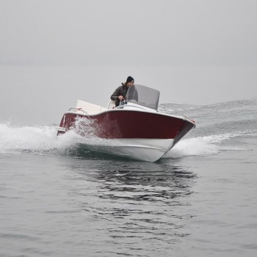 Außenborder-Konsolenboot - Akes 19  - NAUTICA CANCELLI CESARE - mit Mittelkonsole / Aluminium / max. 6 Personen