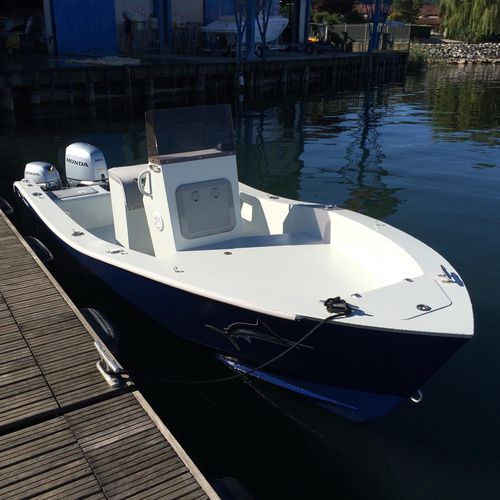 Außenborder-Konsolenboot - 20 Big Fisher - NAUTICA CANCELLI CESARE - mit Mittelkonsole / Sportfischer / Aluminium