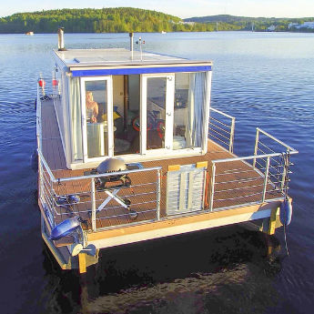 Katamaran-Hausboot - SUPER SPA  - HOUSEBOAT - Außenborder / max. 4 Personen