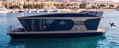 Innenborder-Hausboot - Sabre 49 - Nordic Season - zweimotorig / mit Doppeldeck / schwimmend