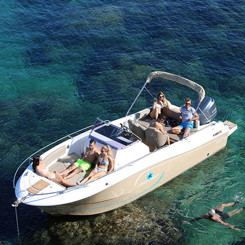 Außenborder-Konsolenboot - 750  - Pacific Craft - mit Mittelkonsole / max. 12 Personen / mit Kabine