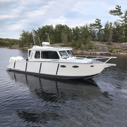 Patrouillenboot Berufsschiff - 31’ - Stanley Aluminum Boats - Außenborder
