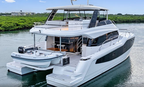 Motor-Katamarane Motoryacht - 50  - AQUILA POWER CATAMARANS - für Kreuzfahrten / Flybridge / 3 Kabinen