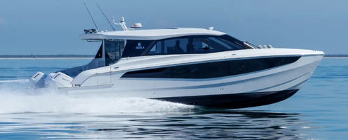 Express-Cruiser / Katamaran - 46 Coupe - AQUILA POWER CATAMARANS - Außenborder / Hardtop / Sport