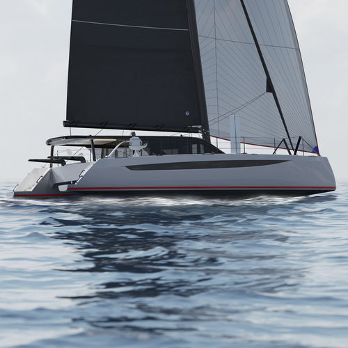 Katamaran-Segelyacht - 56  - HH CATAMARANS - für Kreuzfahrten / 2 Kabinen / 3 Kabinen