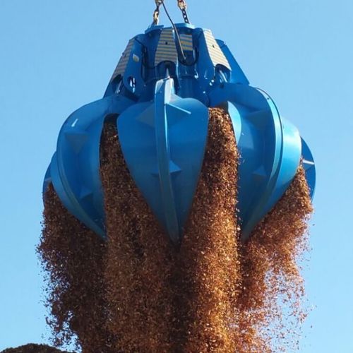 Elektro-hydraulischer Greifer für Entladung - Orange Peel - Kardesler Kepçe Gemi Mak. Ins. San. Ve Tic. Ltd. Sti. - Nocken / für Massengutfrachter