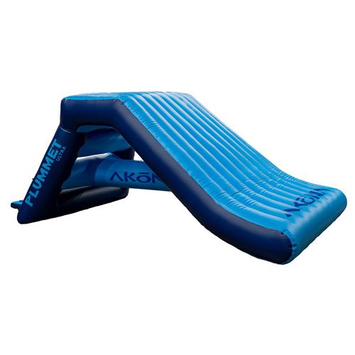 Rutschbahn-Wasserspielgerät - PLUMMET & ULTRA - Akona - für Wassersportzentrum / aufblasbar / schwimmend