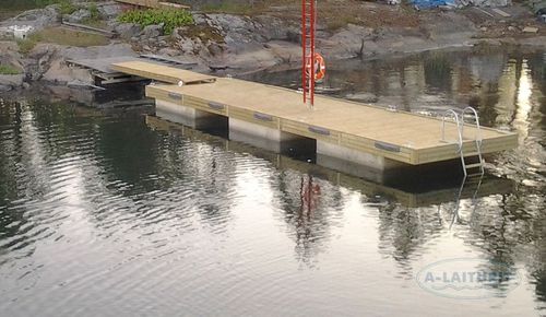 Schwimmponton - 092070 - A-Marinas - Anker / für Yachthafen / aus Beton