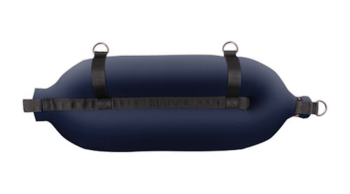 Bootfender - T84 - Fendertex - rohrförmig / schwarz / blau