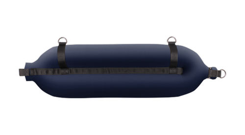 Bootfender - T124 - Fendertex - rohrförmig / schwarz / blau