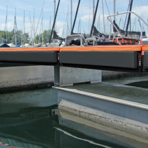Fender für Yachthafen - DF 80/10 - seaEQ - für Stege / rechteckig / schwarz
