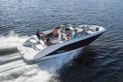 Innenborder-Runabout - 255 G - Scarab/Rec Boat Holdings - Bowrider / mit Doppelkonsole / max. 13 Personen