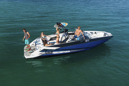 Innenborder-Runabout - 255 ID - Scarab/Rec Boat Holdings - Bowrider / mit Doppelkonsole / Wakeboard