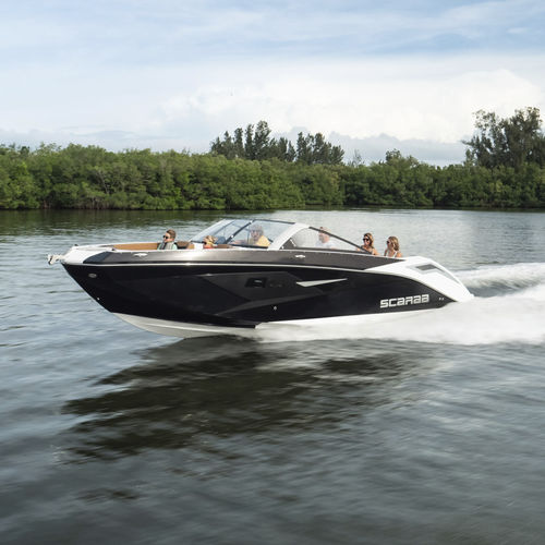 Innenborder-Runabout - 285 ID - Scarab/Rec Boat Holdings - Wasserstrahlantrieb / zweimotorig / mit Doppelkonsole