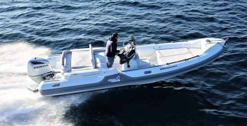 Außenborder-Schlauchboot - MV 800 - MVMARINE SRL  - halbstarr / Open / mit Seitenkonsole