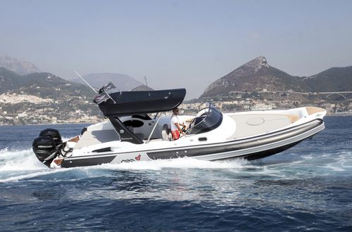 Außenborder-Schlauchboot - VESEVUS 35 FB - MVMARINE SRL  - zweimotorig / halbstarr / Open