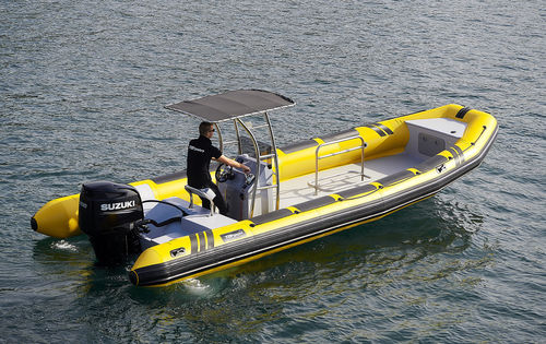 Arbeitsboot Berufsschiff - DV-65	 - TarponPro - Taucherbasisboot / Feuerlöschboot / Außenborder