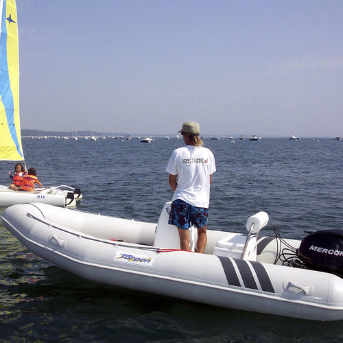 Außenborder-Schlauchboot - PL-35	 - TarponPro - halbstarr / Open / mit Mittelkonsole