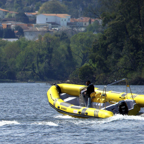 Außenborder-Schlauchboot - PL-50	 - TarponPro - halbstarr / Open / mit Mittelkonsole