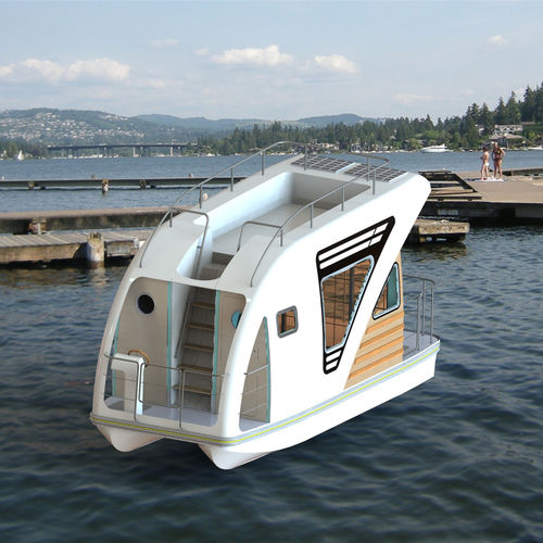 Außenborder-Hausboot - Floating Salon - Fareast Boats - Flybridge / 2 Kabinen