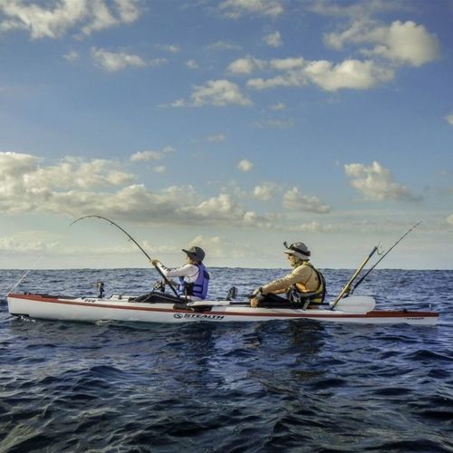 Sit-on-Top-Kajak - FISHA DUO - Stealth Kayaks Europe - für Angelsport / Meer / für Erwachsene