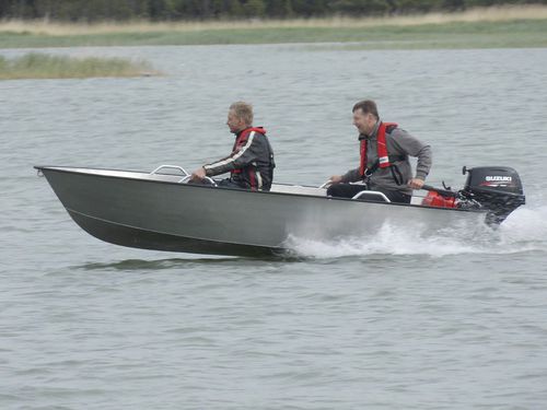 Offenes Boot / Außenborder - AC-12  - Alunaut OÜ - Open / Aluminium / max. 3 Personen
