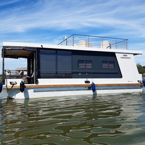 Katamaran-Hausboot - MINI - Waterbus S.C. - Außenborder / Diesel / Charter