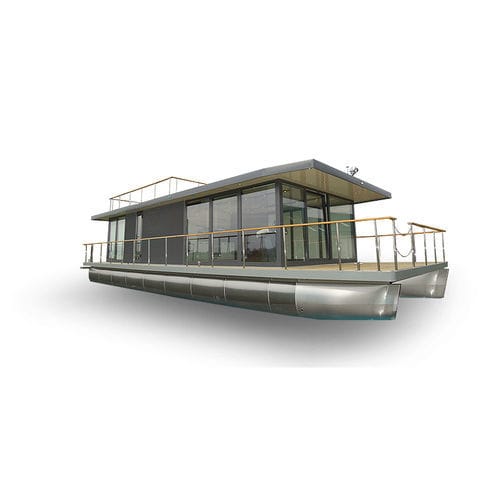 Innenborder-Hausboot - INDEPENDENT 15M - Waterbus S.C. - zweimotorig / max. 12 Personen / 6 Kojen