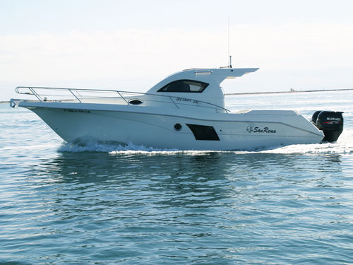 Cabin-Cruiser / Außenborder - OffShore Pro - San Remo Boats - zweimotorig / Hardtop / Offshore