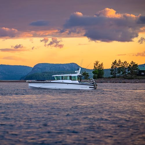 Cabin-Cruiser / Außenborder - 29 XC Cross - Axopar Boats Oy - zweimotorig / mit Steuerhaus / Sportfischer