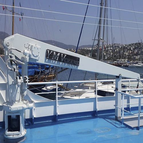 Davit für Yacht - YC - YMV CRANE AND WINCH SYSTEMS - hydraulisch / elektrisch / schwenkbar
