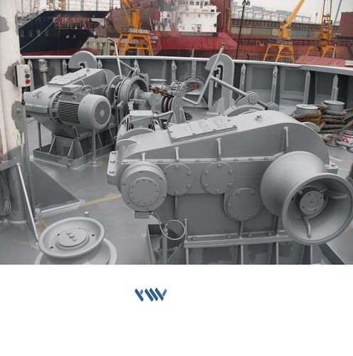 Elektrische Ankerwinde - YMV-WW/E/H- - YMV CRANE AND WINCH SYSTEMS - für Schiffe / horizontal / auf Deck